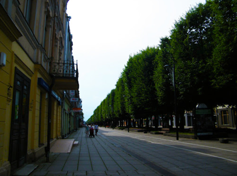 Laisvės Alėja (Liberty Avenue), Kaunas, Lithuania